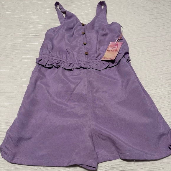 Girls Shorts Romper 1 piece​ - Picture 4 of 4